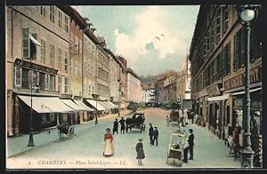 Carte postale Chambéry, Place Saint-Léger