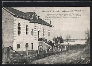 Carte postale Les Forges, Église Ste-Odile