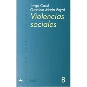Imagen del vendedor de VIOLENCIAS SOCIALES a la venta por Urbano Librera Infinita