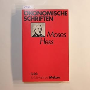 Image du vendeur pour konomische Schriften : War Moses He Vorlufer d. Marxschen "Kapital?" mis en vente par Gebrauchtbcherlogistik  H.J. Lauterbach