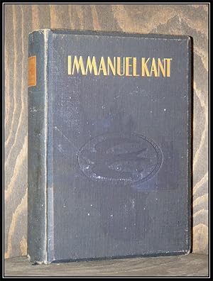 Bild des Verkufers fr Immanuel Kant. Die Persnlichkeit als Einfhrung in das Werk. zum Verkauf von Antiquariat Johann Forster