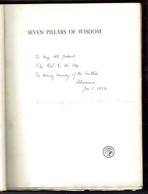 Seller image for Seven Pillars of Wisdom. A Triumph for sale by OJ-BOOKS    ABA / PBFA