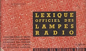 Image du vendeur pour Lexique officiel des lampes radio mis en vente par Pare Yannick