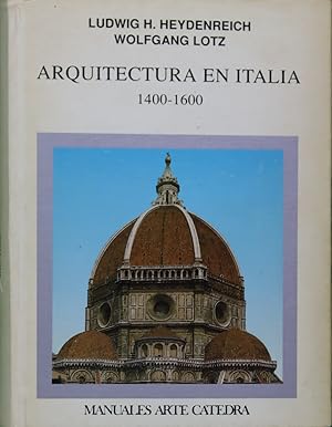 Seller image for Arquitectura en Italia, 1400-1600 for sale by Librera Alonso Quijano