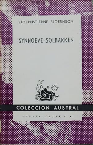 Bild des Verkufers fr Synnoeve Solbakken zum Verkauf von Librera Alonso Quijano