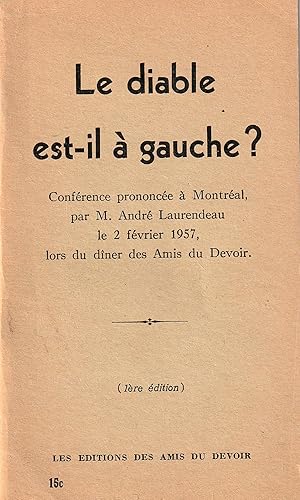 Le diable est-il à gauche ?