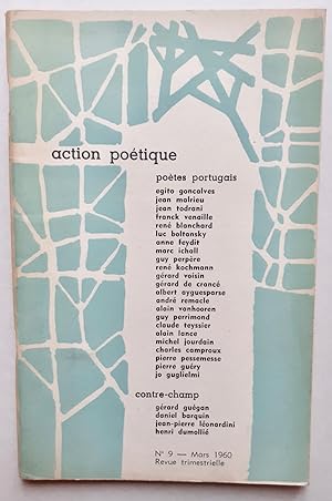 Seller image for Action potique n9 mars 1960. for sale by Le Livre  Venir