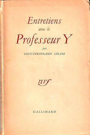 Entretien avec le Professeur Y