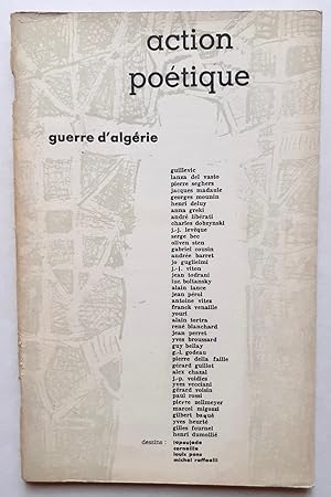Seller image for Action potique n12 dcembre 1960 : Algrie - for sale by Le Livre  Venir