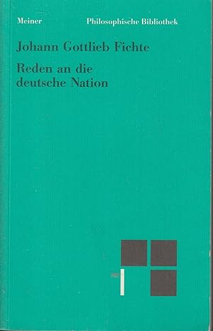 Bild des Verkufers fr Reden an die deutsche Nation zum Verkauf von PRISCA