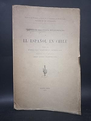 Seller image for EL ESPAOL EN CHILE for sale by Libros de Ultramar Alicante