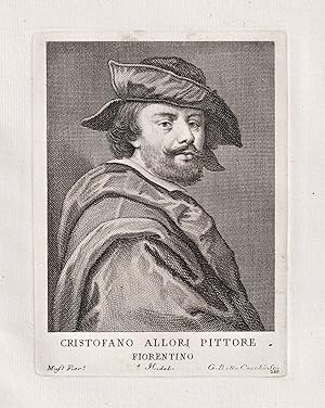 Imagen del vendedor de "Cristofano Allori Pittore Fiorentino" - Cristofani Allori (1577-1621) Italian painter Firenze Florenz Portrait a la venta por Antiquariat Steffen V�lkel GmbH