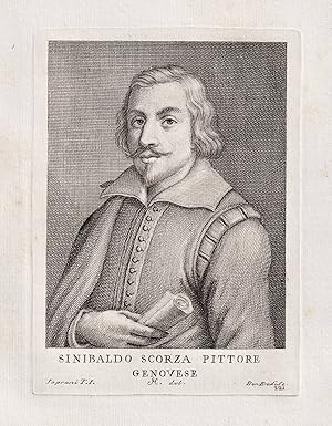 Immagine del venditore per Sinibaldo Scorza Pittore Genovese" - Sinibaldo Scorza (1589-1631) Italian painter etcher Portrait venduto da Antiquariat Steffen Vlkel GmbH