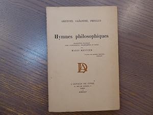 Immagine del venditore per Hymnes philosophiques. venduto da Tir  Part