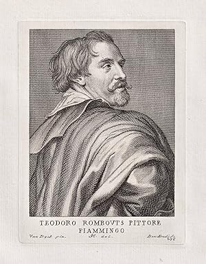 Bild des Verk�ufers f�r "Teodoro Rombouts Pittore Fiammingo" - Theodoor Rombouts (1597-1637) Flemish painter Antwerpen Portrait zum Verkauf von Antiquariat Steffen V�lkel GmbH