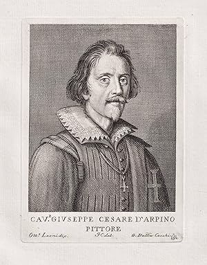 Seller image for "Cav. Giuseppe Cesare d'Arpino Pittore" - Giuseppe Cesari (1568-1640) Italian painter Arpino Portrait for sale by Antiquariat Steffen V�lkel GmbH