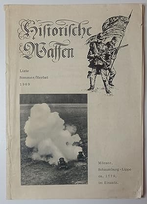 Historische Waffen - Liste Sommer/Herbst 1969 [Preiskatalog].