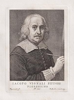 Bild des Verk�ufers f�r "Iacopo Vignali Pittore Fiorentino" - Jacopo Vignali (1592-1664) Italian painter Baroque Portrait zum Verkauf von Antiquariat Steffen V�lkel GmbH
