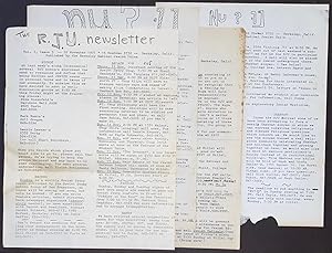 The RJU Newsletter (becoming "Nu?") [four issues]