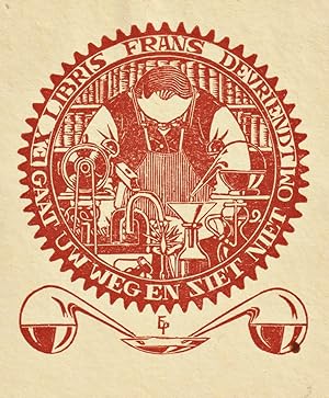 Immagine del venditore per "Ex Libris Frans Devriendt" - Exlibris ex-libris Ex Libris bookplate venduto da Antiquariat Steffen V�lkel GmbH