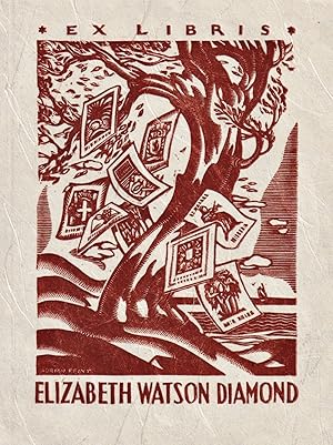Bild des Verk�ufers f�r "Ex Libris - Elisabeth Watson Diamond" - Exlibris ex-libris Ex Libris Australien Australia bookplate zum Verkauf von Antiquariat Steffen V�lkel GmbH