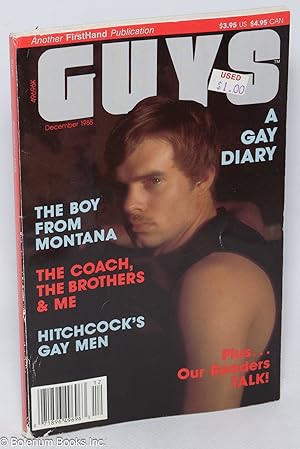 Imagen del vendedor de Guys magazine: Another FirstHand Publication; vol. 1, #5, December 1988 a la venta por Bolerium Books Inc.