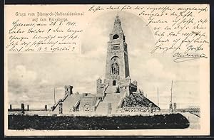 Seller image for Ansichtskarte Knivsberg, Bismarck-Nationaldenkmal for sale by Bartko-Reher