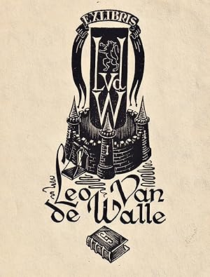 Immagine del venditore per Exlibris Leo Van de Walle" - Exlibris ex-libris Ex Libris bookplate venduto da Antiquariat Steffen Vlkel GmbH