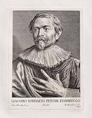 Bild des Verk�ufers f�r "Giacomo Iordaens Pittore Fiammingo" - Jacob Jordaens (1593-1678) Flemish painter Baroque Portrait zum Verkauf von Antiquariat Steffen V�lkel GmbH