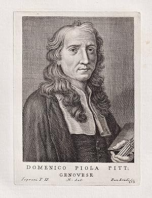 Immagine del venditore per "Domenico Piola Pitt. Genovese" - Domenico Piola (1627-1703) Italian painter Maler Genova Baroque Barock Portrait venduto da Antiquariat Steffen V�lkel GmbH