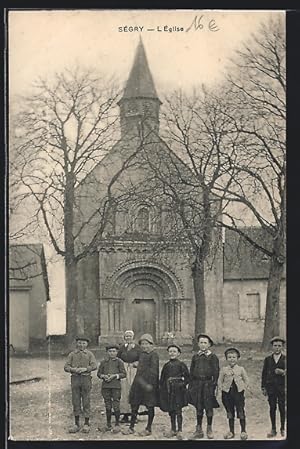 Carte postale Ségry, L`Eglise