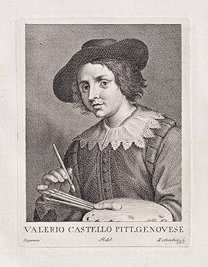 Immagine del venditore per Valerio Castello Pitt. Genovese" - Valerio Castello (1624-1659) Italian painter Baroque Portrait venduto da Antiquariat Steffen Vlkel GmbH