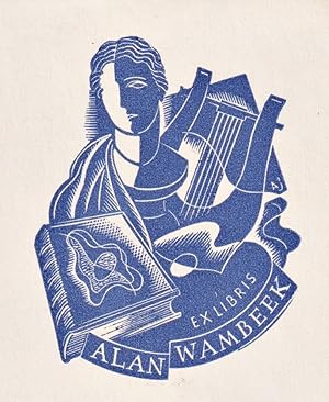 Seller image for "Ex Libris Alan Wambeek" - Exlibris ex-libris Ex Libris Australia Australien bookplate for sale by Antiquariat Steffen V�lkel GmbH