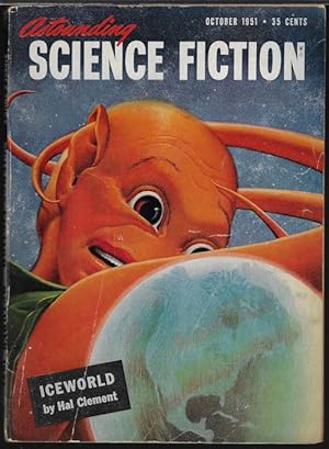 Imagen del vendedor de ASTOUNDING Science Fiction: October, Oct. 1951 ("Ice World") a la venta por Books from the Crypt