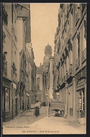 Carte postale Nantes, Rue de la Juiverie