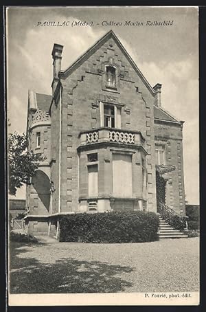 Carte postale Pauillac, Château Mouton Rothschild