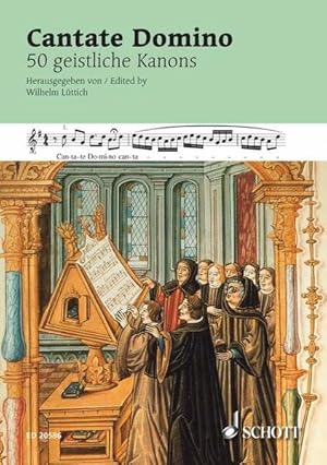 Bild des Verkufers fr Cantate Domino: 50 geistliche Kanons. beliebige Gesangsstimmen (chorisch oder solistisch). Liederbuch. 50 geistliche Kanons. beliebige Gesangsstimmen (chorisch oder solistisch). Liederbuch. zum Verkauf von Antiquariat Mander Quell