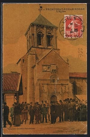 Carte postale Frontenay-Rohan-Rohan, L`Eglise
