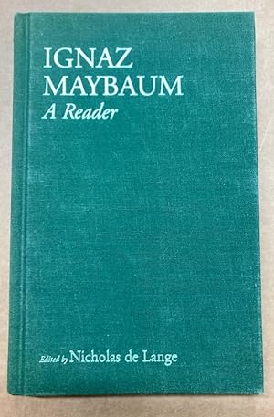 Image du vendeur pour Ignaz Maybaum: A Reader. mis en vente par Plurabelle Books Ltd