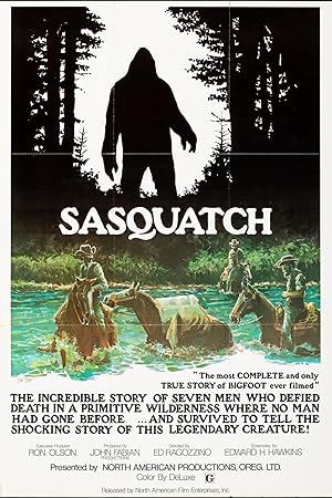 SASQUATCH, THE LEGEND OF BIGFOOT ORIGINAL MOVIE POSTER (NOT A REPRO)