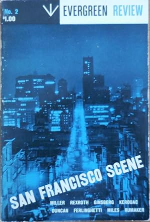 Bild des Verkufers fr Evergreen Review No. 2 San Francisco Scene (Signed by Both Michael McClure and Allen Ginsberg) zum Verkauf von Derringer Books, Member ABAA