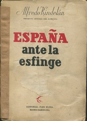 Imagen del vendedor de ESPAA ANTE LA ESFINGE. a la venta por Libros Ambig