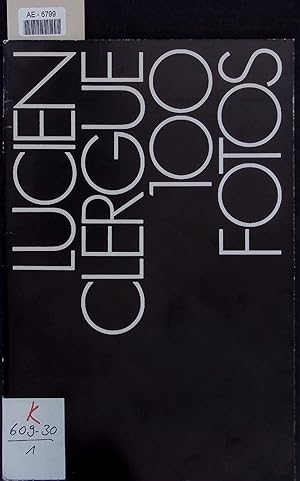 Bild des Verkufers fr Lucien Clergue - 100 Fotos. 5 August bis 16 September - 1971 zum Verkauf von Antiquariat Bookfarm