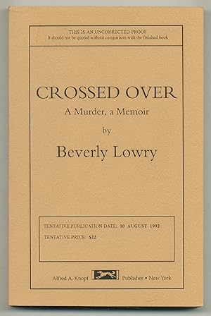 Imagen del vendedor de Crossed Over: A Murder, A Memoir a la venta por Between the Covers-Rare Books, Inc. ABAA