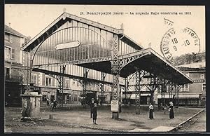 Carte postale Beaurepaire, La nouvelle Halle