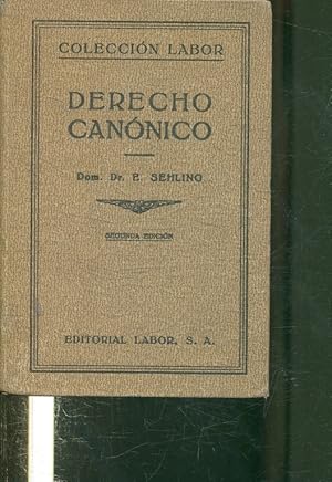 Seller image for DERECHO CANONICO. for sale by Libros Ambig�