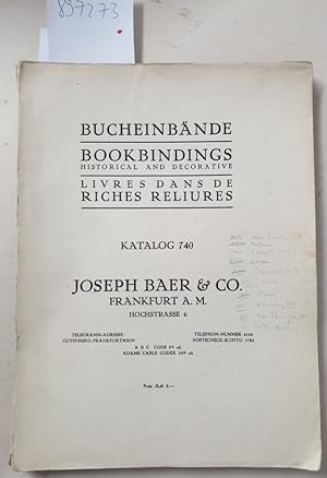 Bucheinbände : Bookbindings historical and decorative. Livres dans de Riches Reliures : Antiquari...
