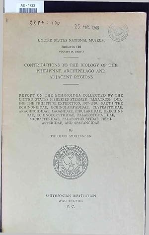 Bild des Verkufers fr Contributions to the Biology of the Philippine Archipelago and Adjacent Regions. Bulletin 100, Volume 14, Part 3 zum Verkauf von Antiquariat Bookfarm