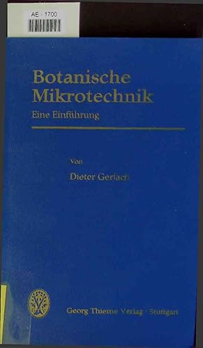 Seller image for Botanische Mikrotechnik. Eine Einfhrung. for sale by Antiquariat Bookfarm