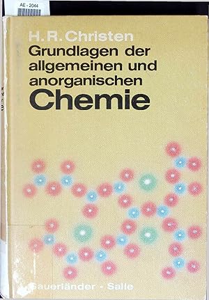 Bild des Verkufers fr Grundlagen der allgemeinen und anorganischen Chemie. zum Verkauf von Antiquariat Bookfarm